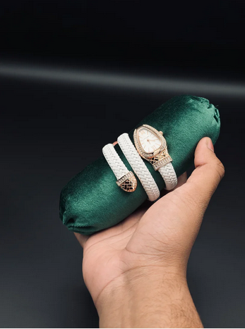 Ladies Snake Watch (Leather-Straps)
