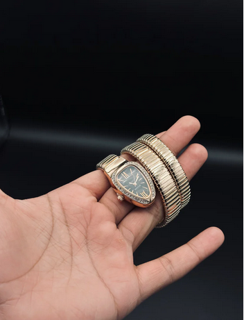 Ladies Snake Watch (Metal-Straps)