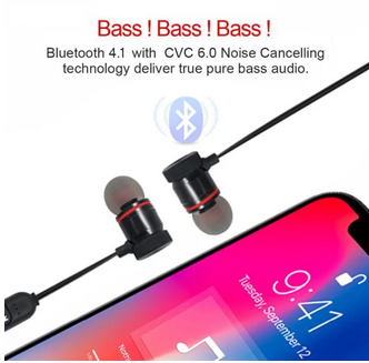 Original Wireless Airpods In-Ear Bluetooth Headphones with Neckband - HD Stereo, Hands-Free, 15 Hours Battery, Compatible with All Phones